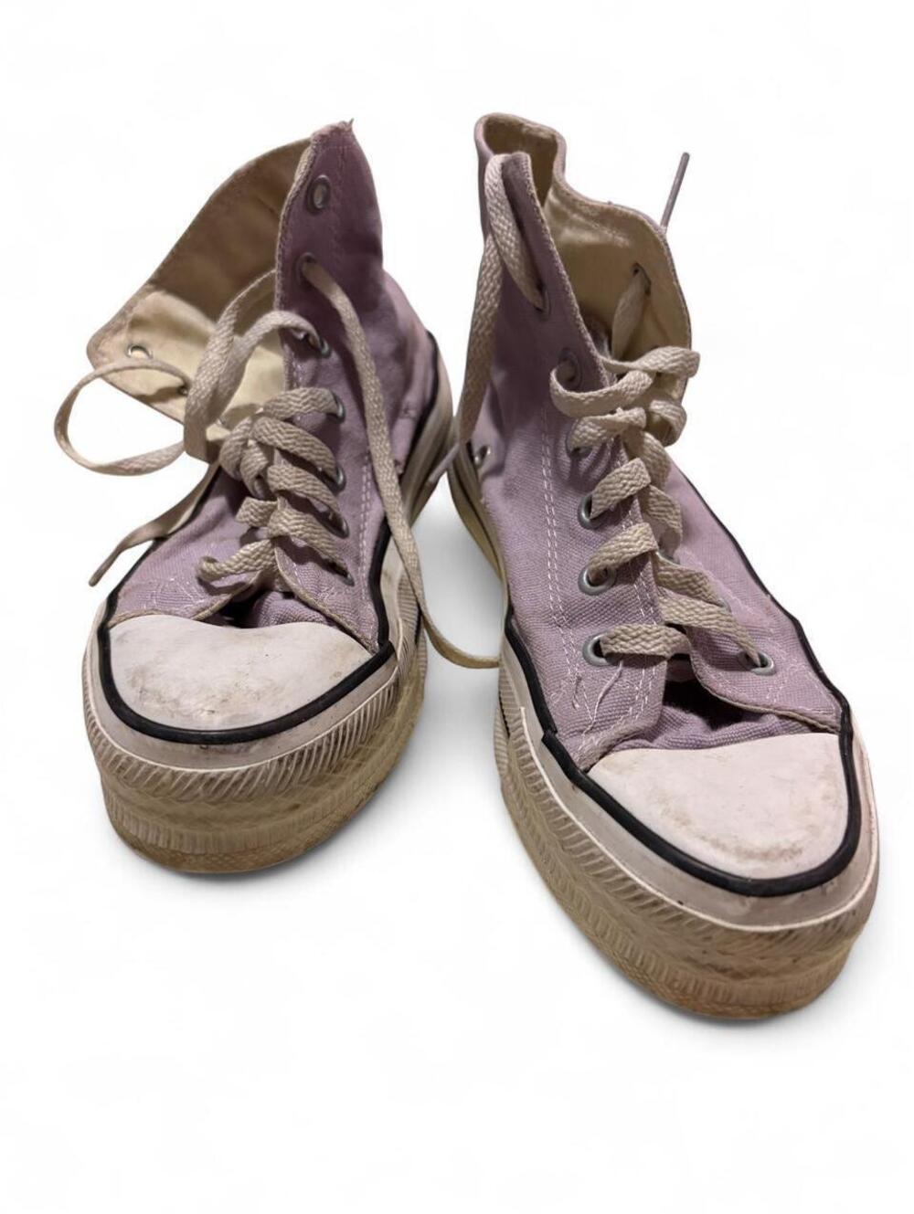 Converse Women's Purple and Pink Trainer